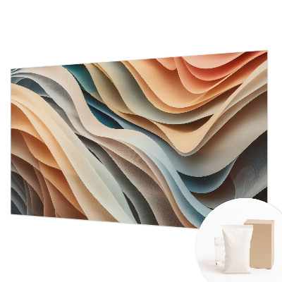 Papel de parede para quarto Formas onduladas