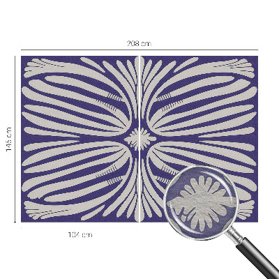 Papel de parede Simetria floral