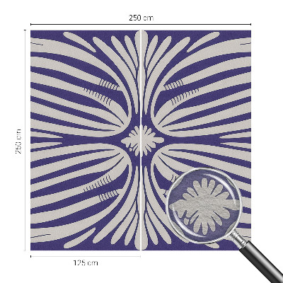 Papel de parede Simetria floral