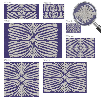 Papel de parede Simetria floral