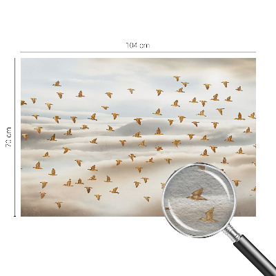 Mural de fotos na parede Pássaros em voo