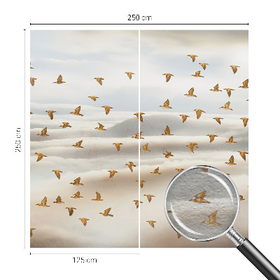 Mural de fotos na parede Pássaros em voo