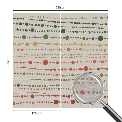 Papel de parede fotográfico Pontos coloridos