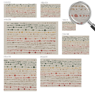 Papel de parede fotográfico Pontos coloridos
