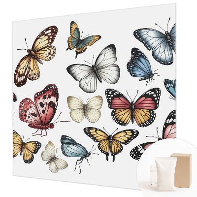 Papel de parede para sala Borboletas do paraíso