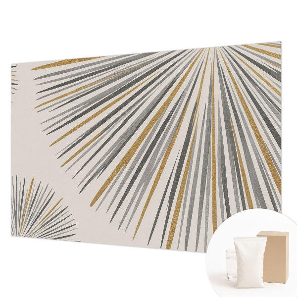 Papel de parede decorativo Leques geométricos