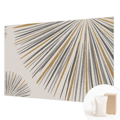 Papel de parede decorativo Leques geométricos