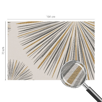 Papel de parede decorativo Leques geométricos