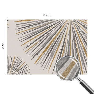 Papel de parede decorativo Leques geométricos