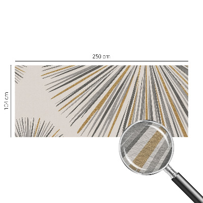 Papel de parede decorativo Leques geométricos