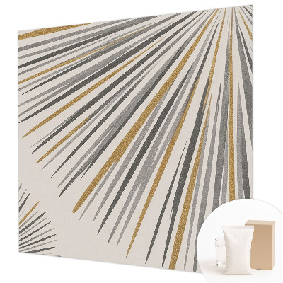 Papel de parede decorativo Leques geométricos