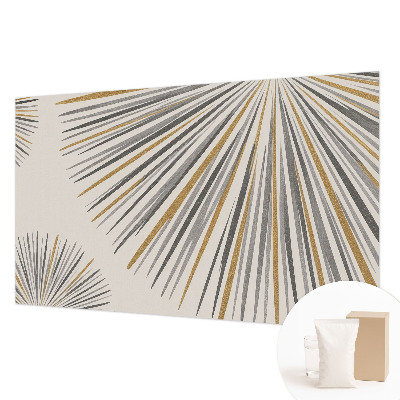 Papel de parede decorativo Leques geométricos
