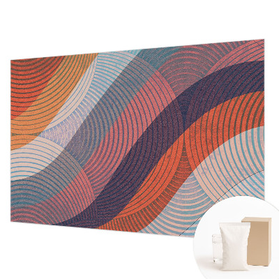 Papel de parede Ondas coloridas
