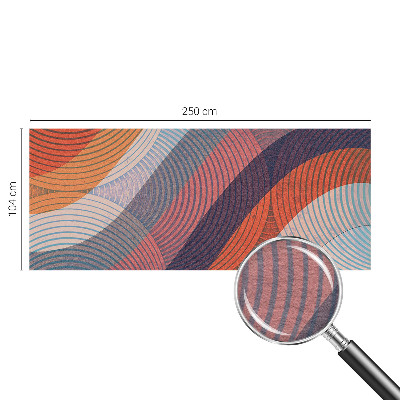 Papel de parede Ondas coloridas