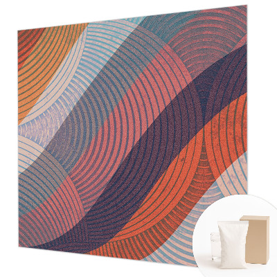 Papel de parede Ondas coloridas