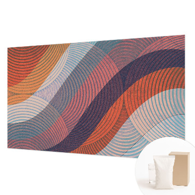 Papel de parede Ondas coloridas