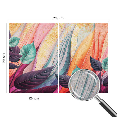 Mural de parede Folhas abstratas
