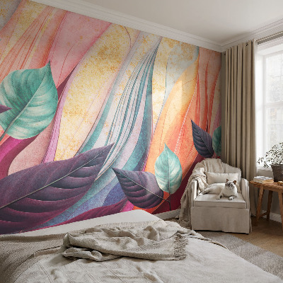 Mural de parede Folhas abstratas