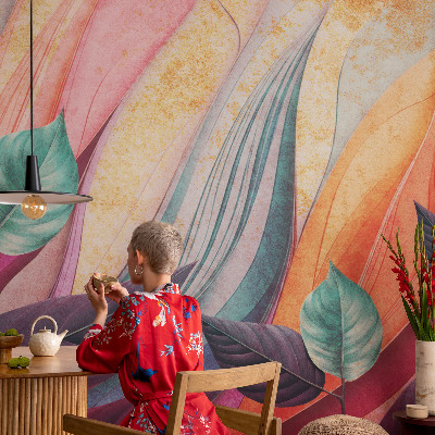 Mural de parede Folhas abstratas