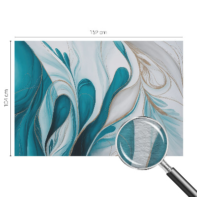 Mural de fotos na parede Padrões fluidos
