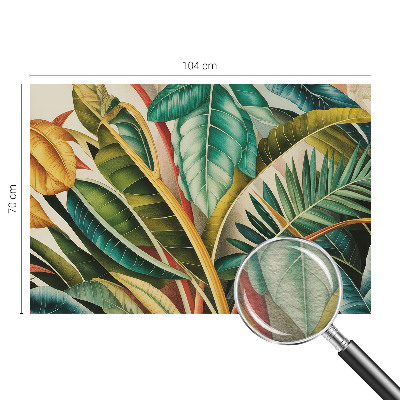 Papel de parede fotográfico Folhas exóticas