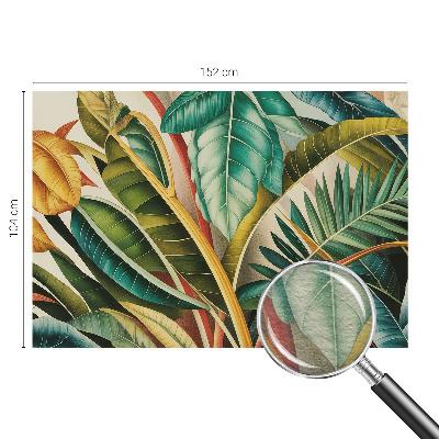 Papel de parede fotográfico Folhas exóticas