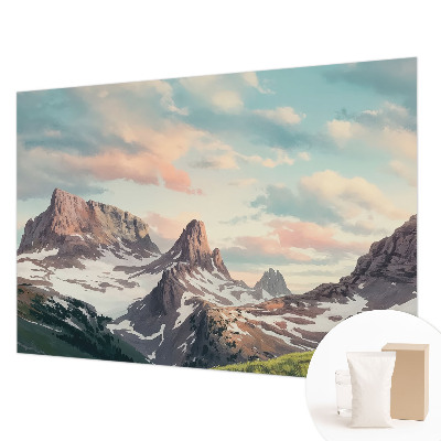 Papel de parede para sala Panorama da montanha
