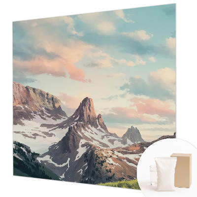 Papel de parede para sala Panorama da montanha