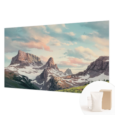 Papel de parede para sala Panorama da montanha
