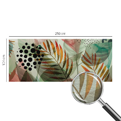 Papel de parede decorativo Folhas abstratas