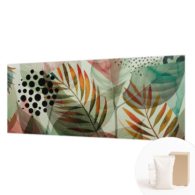 Papel de parede decorativo Folhas abstratas