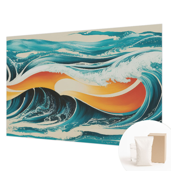 Mural de parede Ondas abstratas