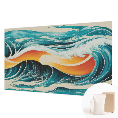 Mural de parede Ondas abstratas