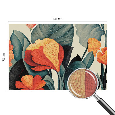 Fotomural Flores coloridas