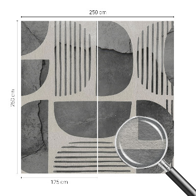Papel de parede para sala Formas geométricas
