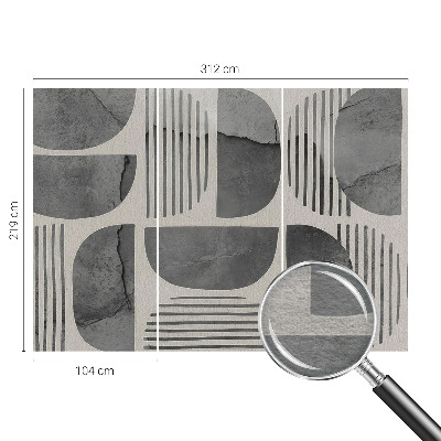 Papel de parede para sala Formas geométricas