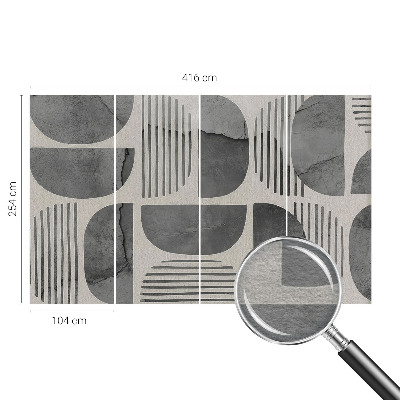 Papel de parede para sala Formas geométricas