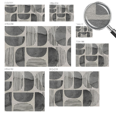 Papel de parede para sala Formas geométricas