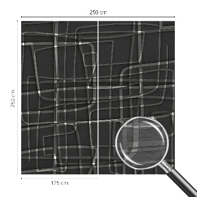 Papel de parede para quarto Linhas abstratas