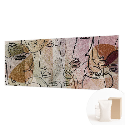 Mural fotográfico Faces lineares