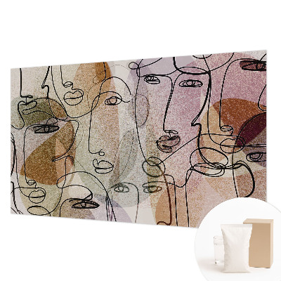 Mural fotográfico Faces lineares