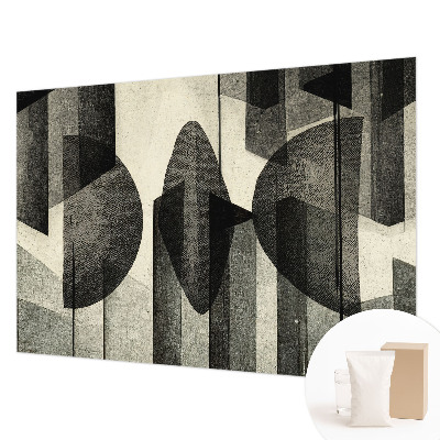 Mural de fotos na parede Formas geométricas