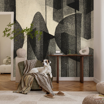 Mural de fotos na parede Formas geométricas