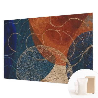 Papel de parede para sala Formas coloridas