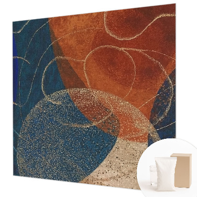 Papel de parede para sala Formas coloridas