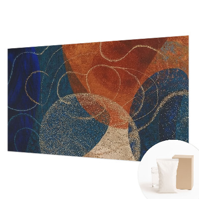 Papel de parede para sala Formas coloridas