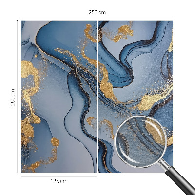 Mural de parede Ondas azuis