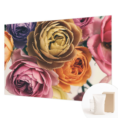 Papel de parede Rosas coloridas