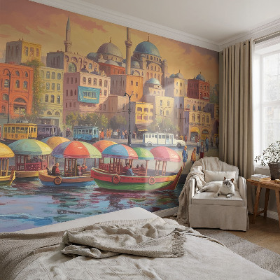 Papel de parede para quarto Costa urbana