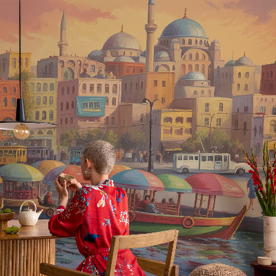 Papel de parede para quarto Costa urbana